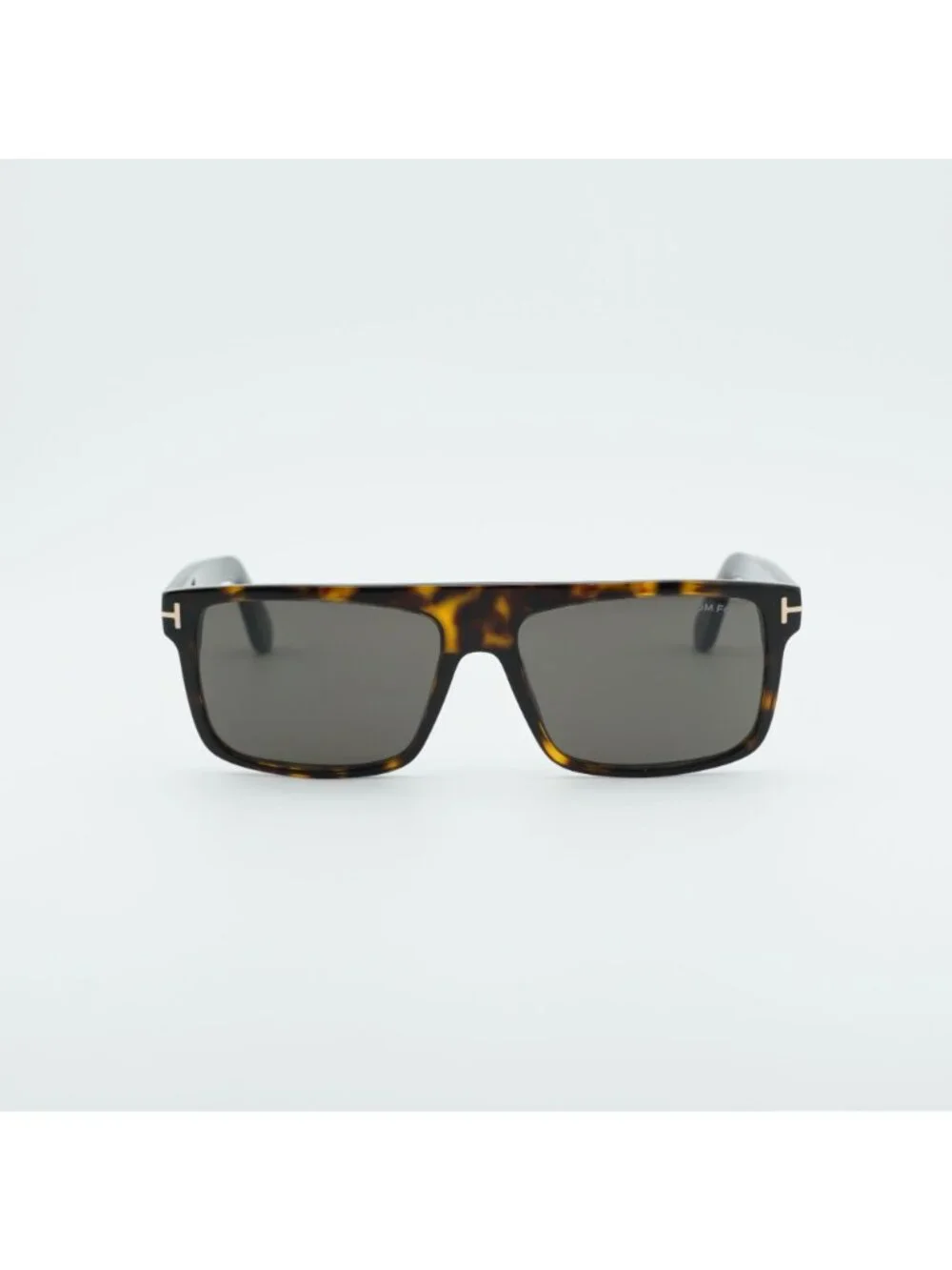 Tom Ford Philippe-02 FT0999 52A Sunglasses Havana Square Frame, Smoke Lenses